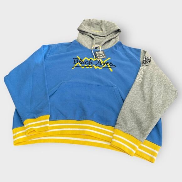 Puma X Hoodie Black Fives "Make History Now" Star Sapphire Hoodie Mens size XL - Picture 2 of 8